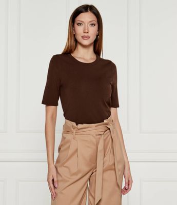 Marc Cain - Sweter damski zimowy ze sklepu: Gomez Fashion Store w kategorii: Swetry damskie - zdjęcie 874714-BD9-10338_CR245W000036691
