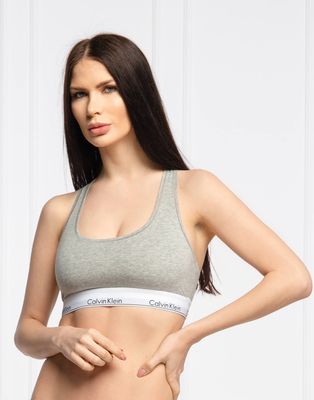 Biustonosz bez wzorów Calvin Klein Underwear ze sklepu: Gomez Fashion Store w kategorii: Biustonosze - zdjęcie 874714-BD9-10338_CU155W000001020