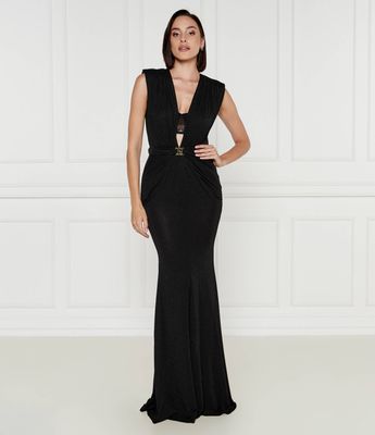 Sukienka jesienna Elisabetta Franchi ze sklepu: Gomez Fashion Store w kategorii: Sukienki - zdjęcie 874714-BD9-10338_EF245W000047110