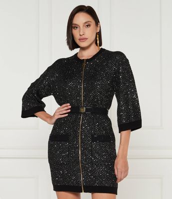 Sukienka wiosenna Elisabetta Franchi ze sklepu: Gomez Fashion Store w kategorii: Sukienki - zdjęcie 874714-BD9-10338_EF245W000062A05