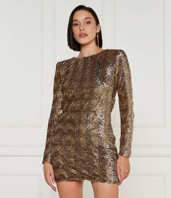 Elisabetta Franchi - Sukienka wiosenna ze sklepu: Gomez Fashion Store w kategorii: Sukienki - zdjęcie 874714-BD9-10338_EF245W000063000