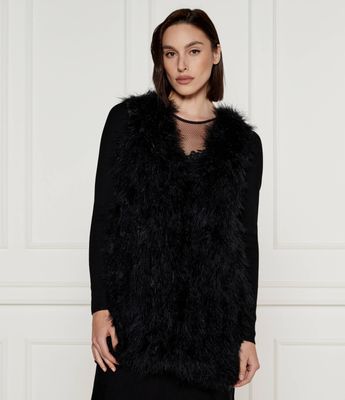 Kamizelka damska elegancka Twinset U&B ze sklepu: Gomez Fashion Store w kategorii: Kamizelki damskie - zdjęcie 874714-BD9-10338_TB245W000004006