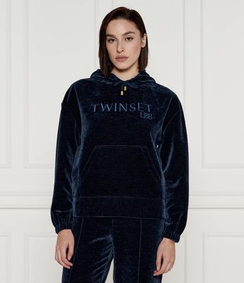 Bluza damska elegancka Twinset U&B ze sklepu: Gomez Fashion Store w kategorii: Bluzy damskie - zdjęcie 874714-BD9-10338_TB245W000010481