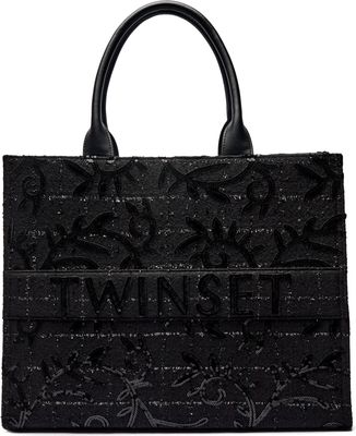 Twinset - Shopper bag na zimę ze sklepu: Gomez Fashion Store w kategorii: Torby Shopper bag - zdjęcie 874714-BD9-10338_TS245W000005842