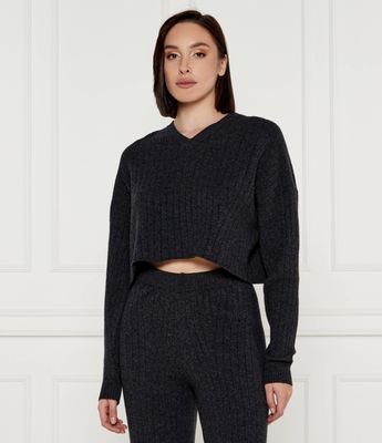 Sweter damski jesienny Twinset ze sklepu: Gomez Fashion Store w kategorii: Swetry damskie - zdjęcie 874714-BD9-10338_TS245W000064B18
