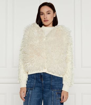 Sweter damski na zimę Twinset ze sklepu: Gomez Fashion Store w kategorii: Swetry damskie - zdjęcie 874714-BD9-10338_TS245W000066299