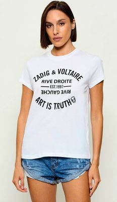 Bluzka damska elegancka Zadig&Voltaire ze sklepu: Gomez Fashion Store w kategorii: Bluzki damskie - zdjęcie 874714-BD9-10338_ZV245W000030108