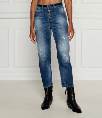 Jeansy damskie wiosenne DONDUP - made in Italy ze sklepu: Gomez Fashion Store w kategorii: Jeansy damskie - zdjęcie 874714-BD9-10338_DN245W000006800
