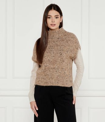 Kamizelka damska na jesień casualowa Marc Cain ze sklepu: Gomez Fashion Store w kategorii: Kamizelki damskie - zdjęcie 874714-BD9-10338_CR245W000079620