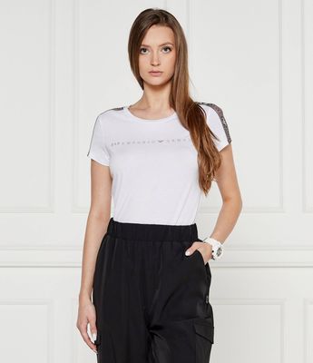 Bluzka damska EA7 ze sklepu: Gomez Fashion Store w kategorii: Bluzki damskie - zdjęcie 874714-BD9-10338_E7245W000051100