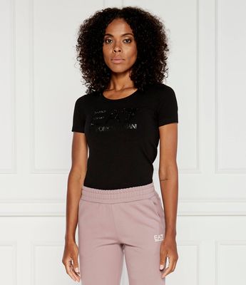 Bluzka damska na wiosnę EA7 ze sklepu: Gomez Fashion Store w kategorii: Bluzki damskie - zdjęcie 874714-BD9-10338_E7245W000053012