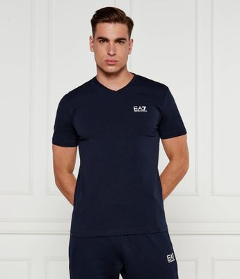 T-shirt męski na wiosnę EA7 ze sklepu: Gomez Fashion Store w kategorii: T-shirty męskie - zdjęcie 874714-BD9-10338_E7245M000250000