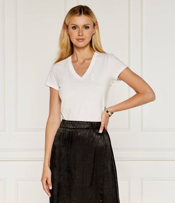 Bluzka damska Armani Exchange ze sklepu: Gomez Fashion Store w kategorii: Bluzki damskie - zdjęcie 874714-BD9-10338_AX245W000139101