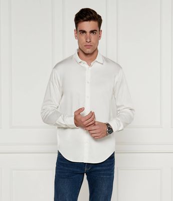 Koszula męska elegancka na wiosnę Armani Exchange ze sklepu: Gomez Fashion Store w kategorii: Koszule męskie - zdjęcie 874714-BD9-10338_AX245M000067155