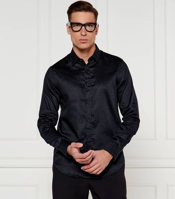 Koszula męska na wiosnę Armani Exchange ze sklepu: Gomez Fashion Store w kategorii: Koszule męskie - zdjęcie 874714-BD9-10338_AX245M000102H75