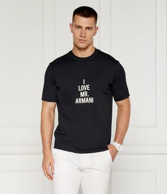 Emporio Armani - T-shirt męski elegancki ze sklepu: Gomez Fashion Store w kategorii: T-shirty męskie - zdjęcie 874714-BD9-10338_EA245M000078016