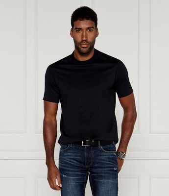 T-shirt męski casual Emporio Armani ze sklepu: Gomez Fashion Store w kategorii: T-shirty męskie - zdjęcie 874714-BD9-10338_EA245M000086016
