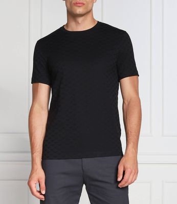 T-shirt męski wiosenny w stylu klasycznym Emporio Armani ze sklepu: Gomez Fashion Store w kategorii: T-shirty męskie - zdjęcie 874714-BD9-10338_EA245M000099016