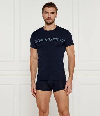 Piżama męska na lato Emporio Armani ze sklepu: Gomez Fashion Store w kategorii: Piżamy męskie - zdjęcie 874714-BD9-10338_EB245M000017135