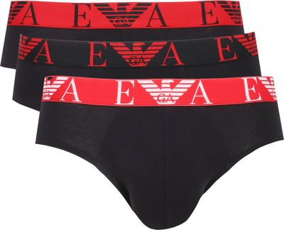 Majtki męskie z napisami Emporio Armani ze sklepu: Gomez Fashion Store w kategorii: Majtki męskie - zdjęcie 874714-BD9-10338_EB245M000060N34