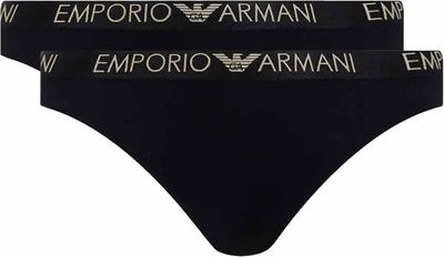 Majtki damskie casualowe z napisami Emporio Armani ze sklepu: Gomez Fashion Store w kategorii: Majtki damskie - zdjęcie 874714-BD9-10338_EB245W000005020