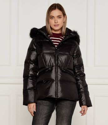 Calvin Klein - Kurtka damska bez wzorów ze sklepu: Gomez Fashion Store w kategorii: Kurtki damskie - zdjęcie 874714-BD9-10338_CK245W000171A23