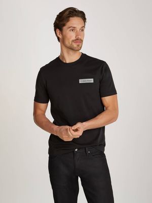 T-shirt męski klasyczny Calvin Klein ze sklepu: Gomez Fashion Store w kategorii: T-shirty męskie - zdjęcie 874714-BD9-10338_CK245M000134A23