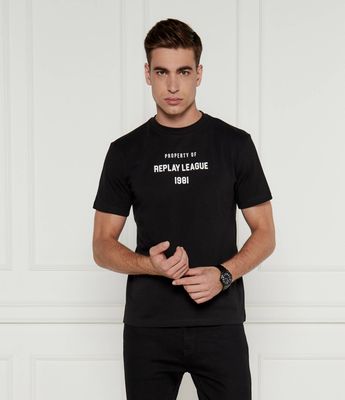 T-shirt męski Replay ze sklepu: Gomez Fashion Store w kategorii: T-shirty męskie - zdjęcie 874714-BD9-10338_RY245M000012098