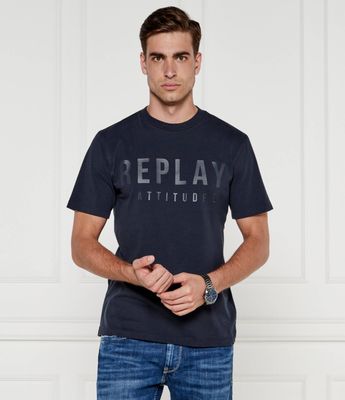 T-shirt męski letni Replay ze sklepu: Gomez Fashion Store w kategorii: T-shirty męskie - zdjęcie 874714-BD9-10338_RY245M000014A27