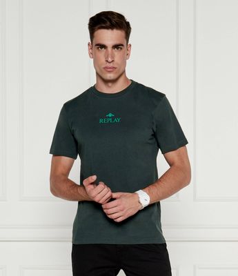T-shirt męski na lato Replay ze sklepu: Gomez Fashion Store w kategorii: T-shirty męskie - zdjęcie 874714-BD9-10338_RY245M000016A28