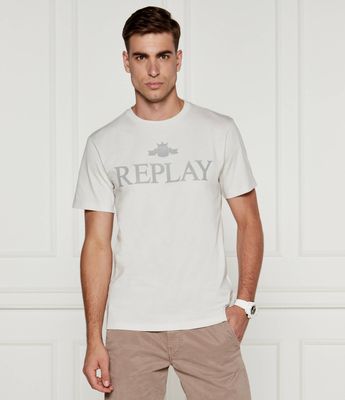 T-shirt męski Replay ze sklepu: Gomez Fashion Store w kategorii: T-shirty męskie - zdjęcie 874714-BD9-10338_RY245M000017A29