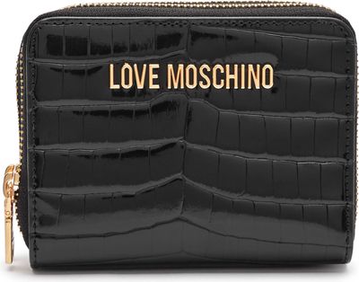 Portfel damski na zimę Love Moschino ze sklepu: Gomez Fashion Store w kategorii: Portfele damskie - zdjęcie 874714-BD9-10338_LM245W000039000