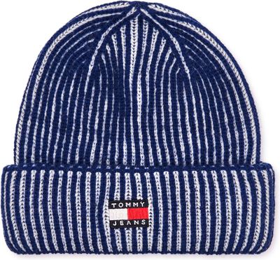 Tommy Jeans - Czapka zimowa damska na jesień casualowa ze sklepu: Gomez Fashion Store w kategorii: Czapki zimowe damskie - zdjęcie 874714-BD9-10338_TM245W000039231