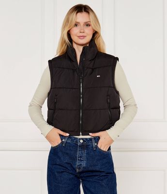 Kamizelka damska jesienna Tommy Jeans ze sklepu: Gomez Fashion Store w kategorii: Kamizelki damskie - zdjęcie 874714-BD9-10338_TM245W000131D44