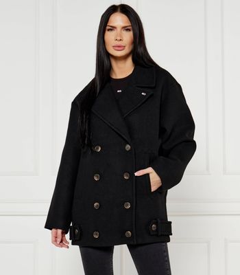 Płaszcz damski jesienny Tommy Jeans ze sklepu: Gomez Fashion Store w kategorii: Płaszcze damskie - zdjęcie 874714-BD9-10338_TM245W000134D44