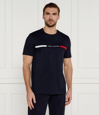 T-shirt męski na lato Tommy Hilfiger ze sklepu: Gomez Fashion Store w kategorii: T-shirty męskie - zdjęcie 874714-BD9-10338_TH245M000034F23