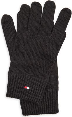 Rękawiczki na jesień Tommy Hilfiger ze sklepu: Gomez Fashion Store w kategorii: Rękawiczki męskie - zdjęcie 874714-BD9-10338_TH245M000063D12