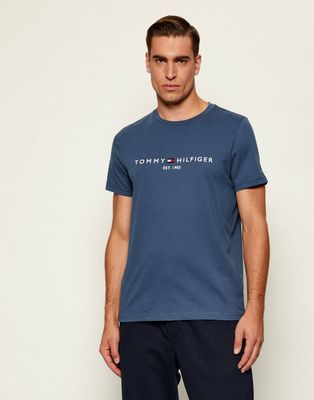 T-shirt męski klasyczny Tommy Hilfiger ze sklepu: Gomez Fashion Store w kategorii: T-shirty męskie - zdjęcie 874714-BD9-10338_TH245M000212369