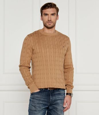 Sweter męski casual Tommy Hilfiger ze sklepu: Gomez Fashion Store w kategorii: Swetry męskie - zdjęcie 874714-BD9-10338_TH245M000014O25