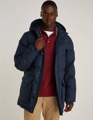 Kurtka męska na zimę Tommy Hilfiger ze sklepu: Gomez Fashion Store w kategorii: Kurtki męskie - zdjęcie 874714-BD9-10338_TH245M000333F23