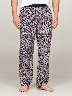 Piżama męska z nadrukami casual Tommy Hilfiger ze sklepu: Gomez Fashion Store w kategorii: Piżamy męskie - zdjęcie 874714-BD9-10338_TU245M000058J62