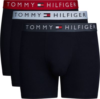 Majtki męskie z napisami Tommy Hilfiger ze sklepu: Gomez Fashion Store w kategorii: Majtki męskie - zdjęcie 874714-BD9-10338_TU245M000059K15