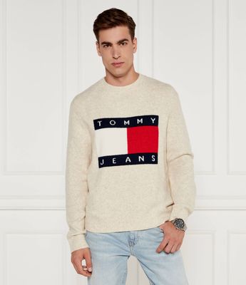 Sweter męski na zimę Tommy Jeans ze sklepu: Gomez Fashion Store w kategorii: Swetry męskie - zdjęcie 874714-BD9-10338_TM245M000087166