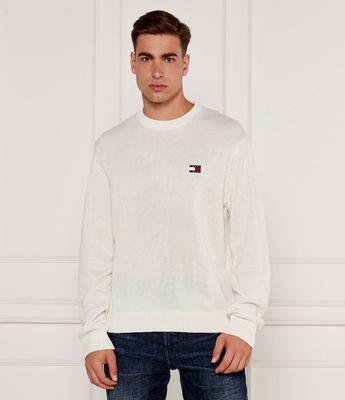 Tommy Jeans - Sweter męski bez wzorów ze sklepu: Gomez Fashion Store w kategorii: Swetry męskie - zdjęcie 874714-BD9-10338_TM245M000193A13