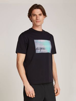 T-shirt męski na lato Calvin Klein Jeans ze sklepu: Gomez Fashion Store w kategorii: T-shirty męskie - zdjęcie 874714-BD9-10338_CJ245M000124A81