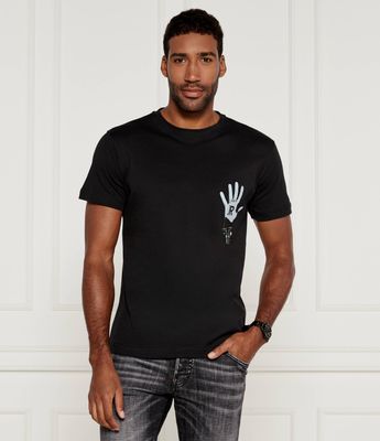 T-shirt męski John Richmond ze sklepu: Gomez Fashion Store w kategorii: T-shirty męskie - zdjęcie 874714-BD9-10338_JR245M000015001