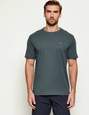 Napapijri - T-shirt męski wiosenny ze sklepu: Gomez Fashion Store w kategorii: T-shirty męskie - zdjęcie 874714-BD9-10338_NA245M000012000