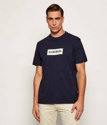 T-shirt męski Napapijri ze sklepu: Gomez Fashion Store w kategorii: T-shirty męskie - zdjęcie 874714-BD9-10338_NA245M000054176