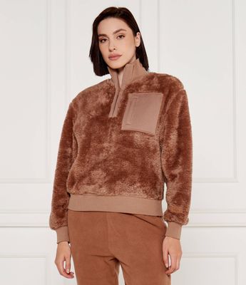 Bluza damska na wiosnę UGG ze sklepu: Gomez Fashion Store w kategorii: Bluzy damskie - zdjęcie 874714-BD9-10338_UG245W000011206