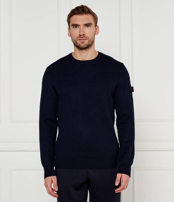 Sweter męski casualowy Peuterey ze sklepu: Gomez Fashion Store w kategorii: Swetry męskie - zdjęcie 874714-BD9-10338_PY245M000001003